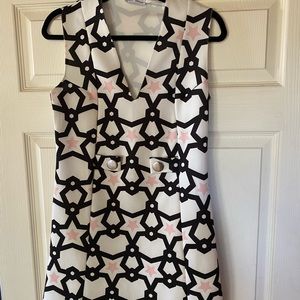 Zara W/B | Collection Pink Star Mini Dress